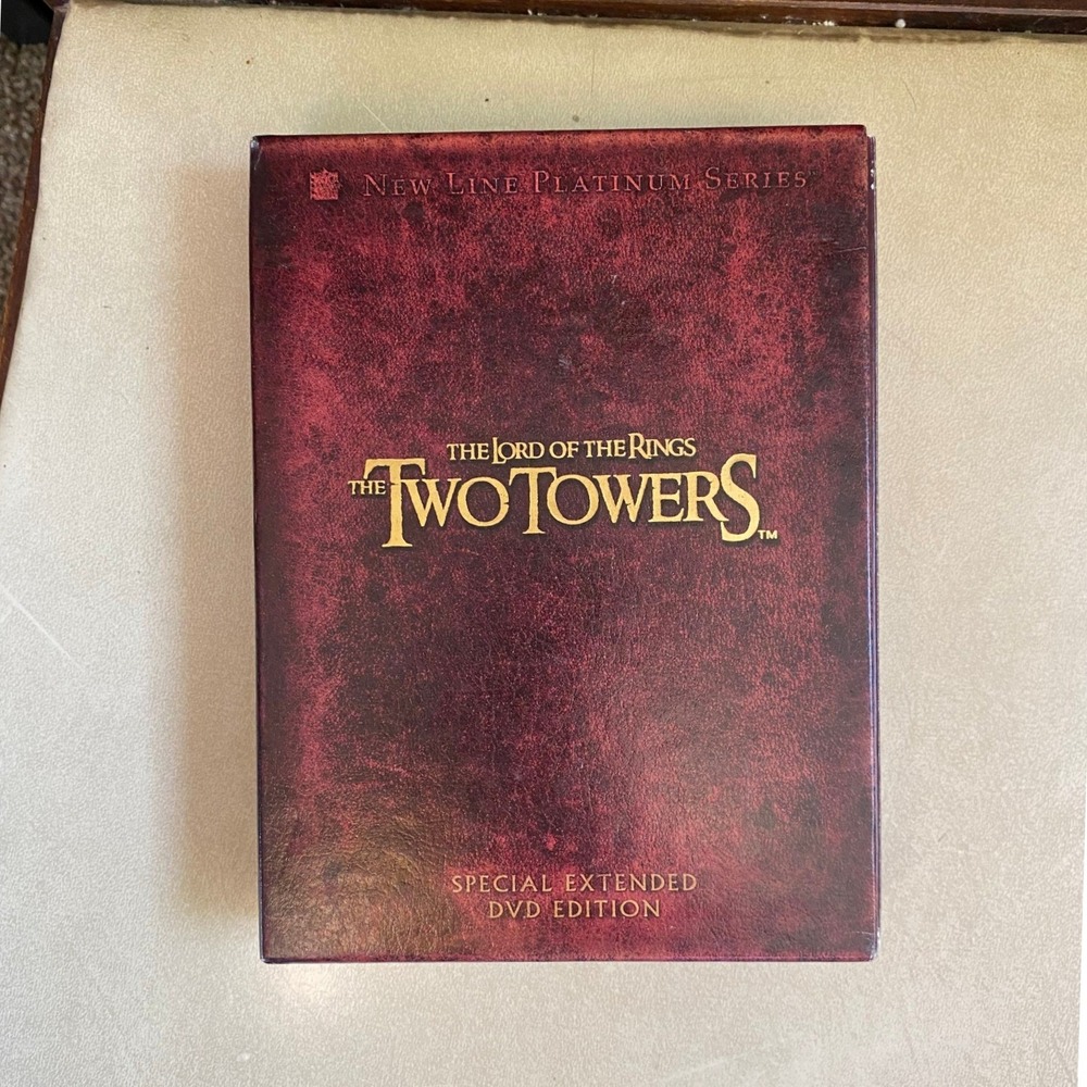 Lord of the Rings The Two Towers Special Extended DVD Edition 4-Disc Set Fantasy